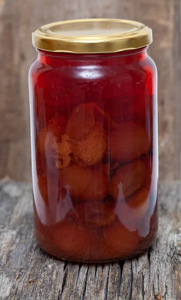 Pickled plums — Stock Photo, Image