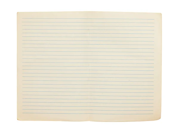 Blank double page from notebook — Stock Photo, Image