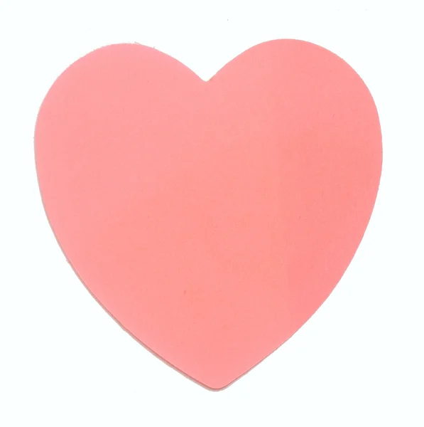 Pink paper heart — Stock Photo, Image