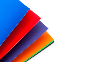 renkli kağıt ve metniniz için boş yer