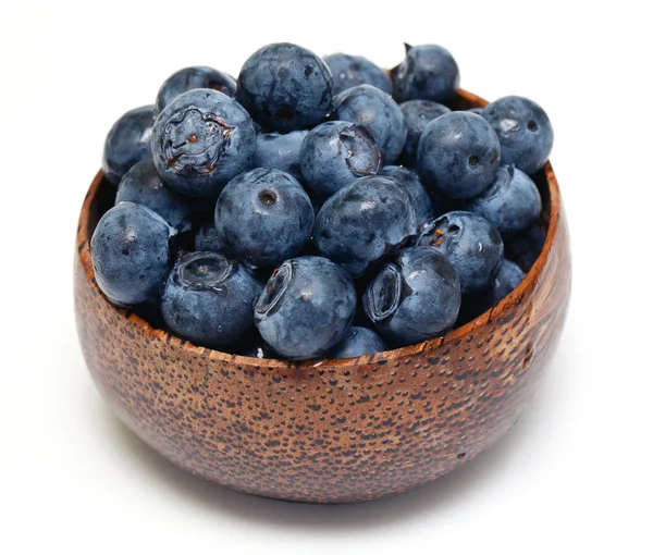碗完整的蓝莓 — 图库照片