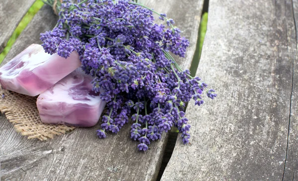 Lavender soap — Stock Photo, Image