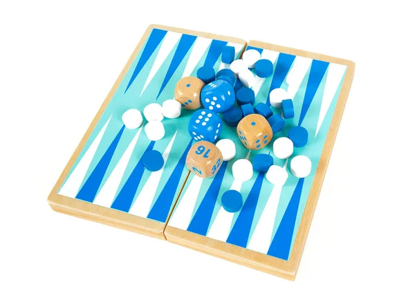 Backgammon Playing Field Dices — Stock Photo, Image