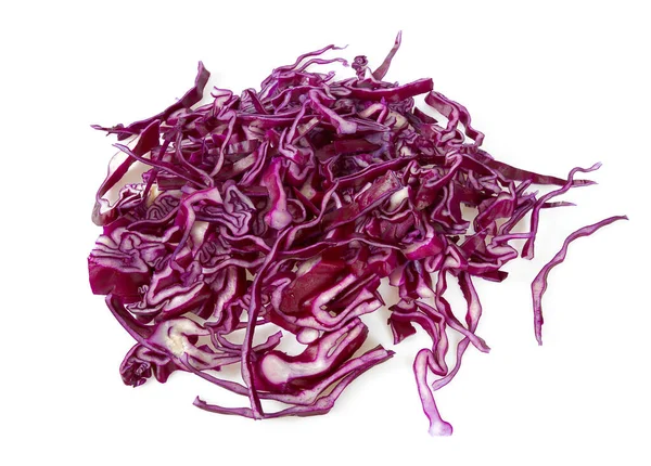 Red Cabbage Isolated White Backrgound — Stock Photo, Image