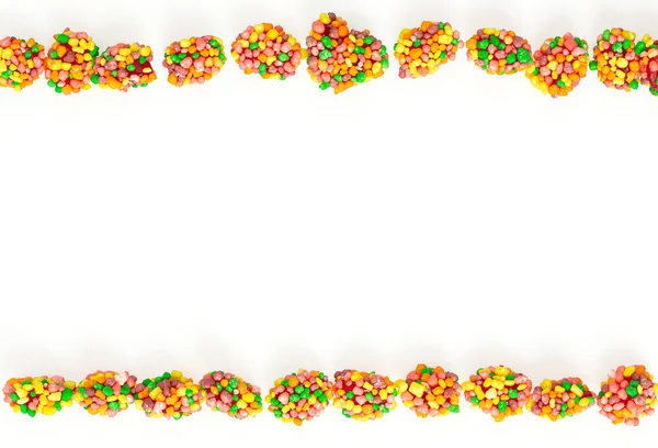 Caramelos Coloridos Aislados Sobre Fondo Blanco — Foto de Stock
