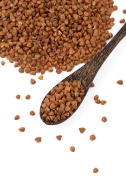 Beyaz arkaplanda karabuğday izole