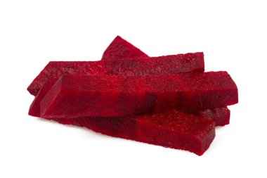 Pancar kökü beyaz arkaplanda izole edildi