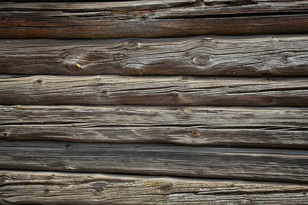 一个古老的木制建筑墙 乡村背景 — 图库照片