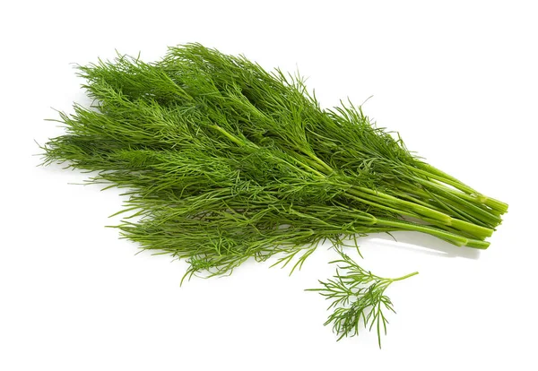 Bunch Dill Isolated White Background — Stock Photo, Image