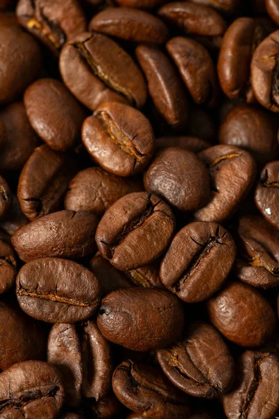 Kaffebönor Nära Håll Kaffebönor — Stockfoto