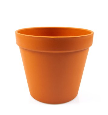 Plastik kap beyaz arkaplanda izole edildi