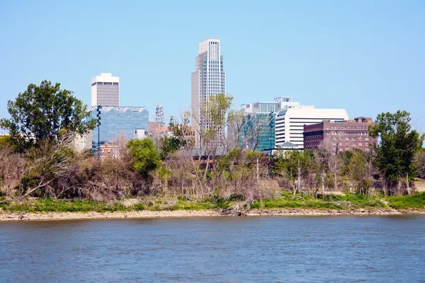 Omaha and the river — Stock Photo, Image