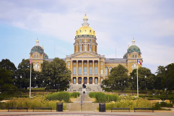 State Capitol Building a Des Moines — Foto Stock