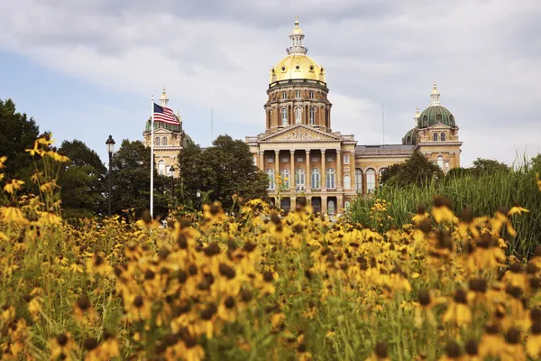 Immeuble du Capitole d'État à Des Moines — Photo