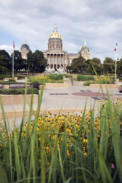 Des moines, iowa - Campidoglio di stato — Foto Stock