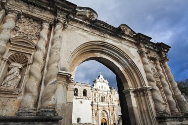 Cathedral in Antigua clipart