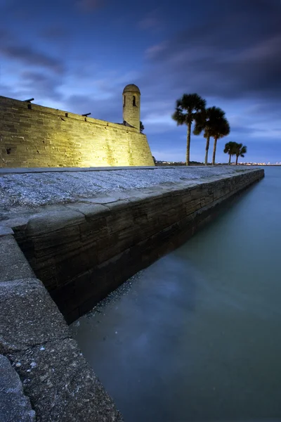 Castillo de san marcos w st. augustine, florida. — Zdjęcie stockowe