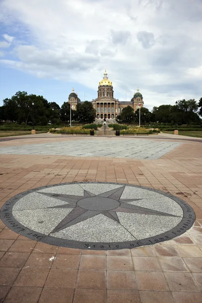 Des moines, iowa - edificio del Capitolio del estado —  Fotos de Stock