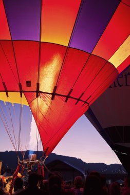 Albuquerque'de sıcak hava balon fiesta