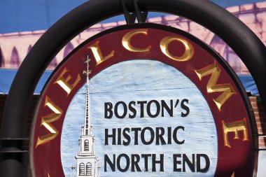 Boston's Historic North End clipart