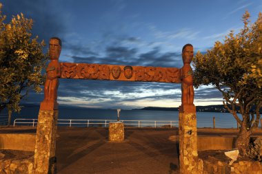 taupo gün batımı