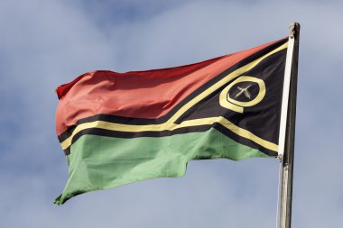 Vanuatu Cumhuriyeti bayrağı