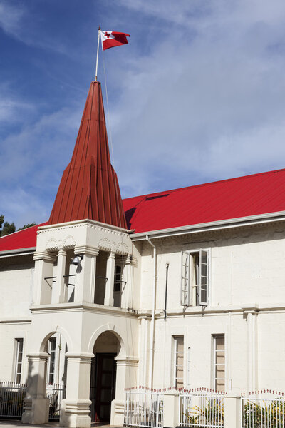 Tongan Parliament building in Nuku'alofa  