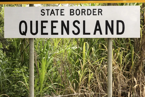 Staatsgrenze - Queenland — Stockfoto