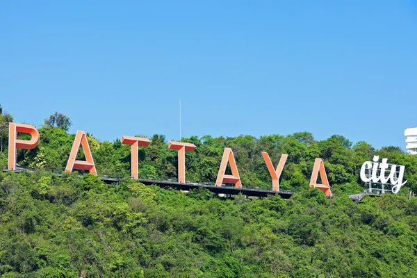 Pattaya şehir işareti — Stok fotoğraf