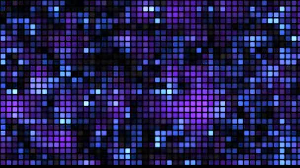 Blue Purple Cubes Background Digital Background — Stock Video