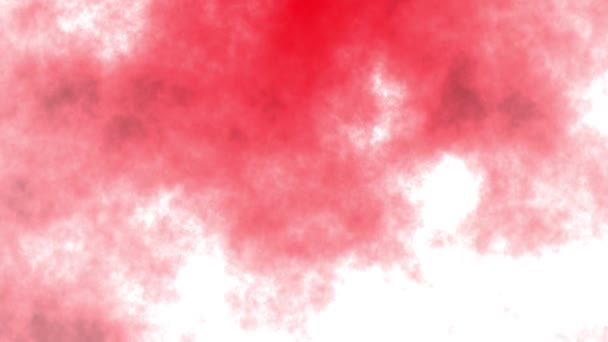 Czerwone Smoky Tle Dym Straszne Tło — Wideo stockowe