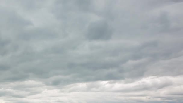 灰色の雲 時間の経過 — ストック動画