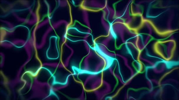 Colored Iridescent Background Several Colors Liquid — Stock Video