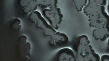 Şiddetli yağmur sırasında cam üzerindeki suyun dokusu, bulanık arkaplan