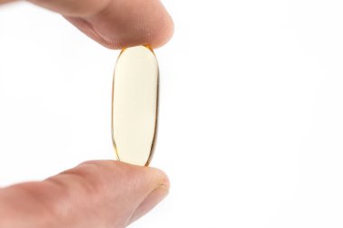 Sağlık, balık yağı ve beslenme takviyesi için Omega 3 vitamini.