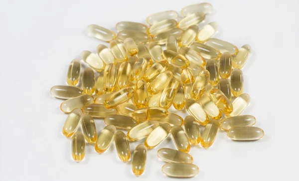 Omega 3维生素 用于健康 膳食补充剂 — 图库照片