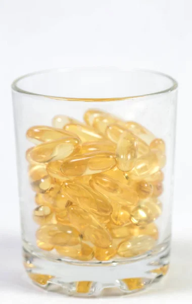 Omega 3维生素 用于健康 膳食补充剂 — 图库照片
