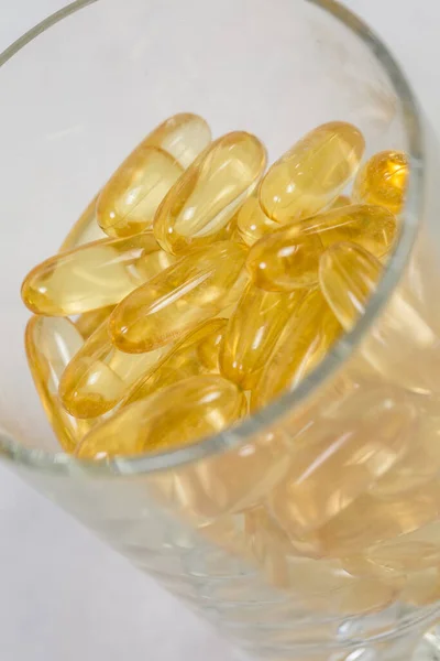 Omega 3维生素 用于健康 膳食补充剂 — 图库照片