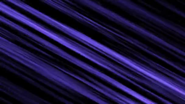 Motion Stripes Anime Style Dark Blue Color Black Background — Stock Video