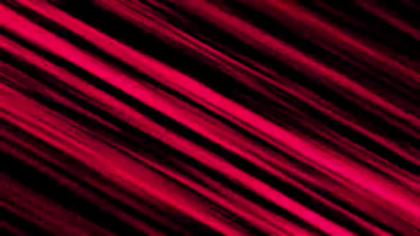 Motion Stripes Anime Style Red Color Black Background — Stock Video