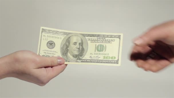 Gümüş Bitcoin Için Para Değişimi — Stok video