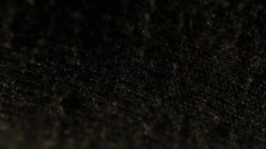 Makro boyutta siyah kumaşın dokusu