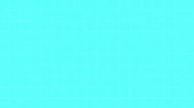 Noktalar ve kareler yanıp sönüyor, noktalı ızgara, arkaplan, mavi