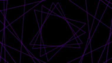 Siyah arkaplanda mor üçgenler