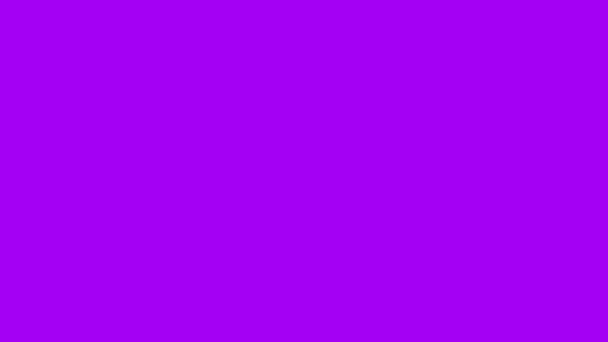 Neon Inscription Discount Purple Background Comic Style Sale Advertising — 图库视频影像