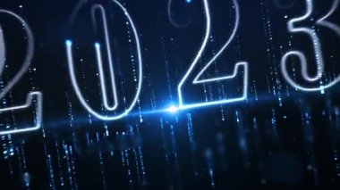 Yeni yıl 2023, mavi arka plan, yeni yıl 2023, tatil geçmişi, yeni yıl geçmişi