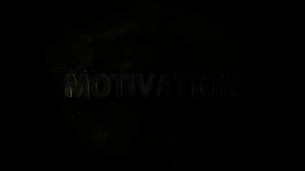 Красивая Надпись Motivation Chinese Style Ancient Style Motivation Motivation Action — стоковое видео