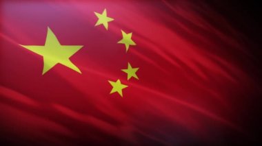 Waving flag of China, China, state flag, asia