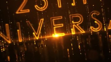 Happy 25th anniversary, date celebration, anniversary Gold