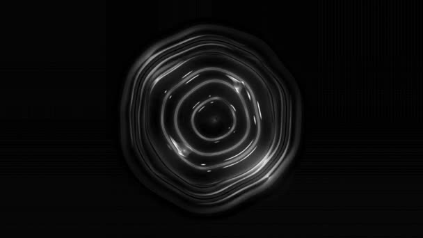 Floating Background Abstraction Gray Color Abstraction Waves — Vídeo de Stock